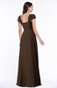 ColsBM Clare Copper Modest Sweetheart Short Sleeve Floor Length Pleated Plus Size Bridesmaid Dresses