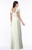 ColsBM Clare Cream Modest Sweetheart Short Sleeve Floor Length Pleated Plus Size Bridesmaid Dresses
