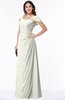 ColsBM Clare Ivory Modest Sweetheart Short Sleeve Floor Length Pleated Plus Size Bridesmaid Dresses