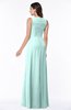 ColsBM Melody Blue Glass Glamorous A-line Sleeveless Zipper Chiffon Floor Length Plus Size Bridesmaid Dresses