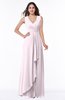 ColsBM Melody Blush Glamorous A-line Sleeveless Zipper Chiffon Floor Length Plus Size Bridesmaid Dresses
