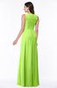 ColsBM Melody Bright Green Glamorous A-line Sleeveless Zipper Chiffon Floor Length Plus Size Bridesmaid Dresses