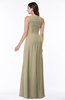 ColsBM Melody Candied Ginger Glamorous A-line Sleeveless Zipper Chiffon Floor Length Plus Size Bridesmaid Dresses