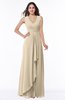 ColsBM Melody Champagne Glamorous A-line Sleeveless Zipper Chiffon Floor Length Plus Size Bridesmaid Dresses