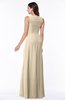 ColsBM Melody Champagne Glamorous A-line Sleeveless Zipper Chiffon Floor Length Plus Size Bridesmaid Dresses