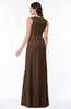 ColsBM Melody Chocolate Brown Glamorous A-line Sleeveless Zipper Chiffon Floor Length Plus Size Bridesmaid Dresses