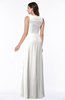 ColsBM Melody Cloud White Glamorous A-line Sleeveless Zipper Chiffon Floor Length Plus Size Bridesmaid Dresses