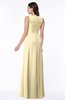ColsBM Melody Cornhusk Glamorous A-line Sleeveless Zipper Chiffon Floor Length Plus Size Bridesmaid Dresses