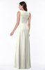 ColsBM Melody Cream Glamorous A-line Sleeveless Zipper Chiffon Floor Length Plus Size Bridesmaid Dresses