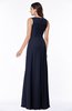 ColsBM Melody Dark Sapphire Glamorous A-line Sleeveless Zipper Chiffon Floor Length Plus Size Bridesmaid Dresses