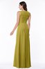 ColsBM Melody Golden Olive Glamorous A-line Sleeveless Zipper Chiffon Floor Length Plus Size Bridesmaid Dresses
