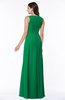 ColsBM Melody Green Glamorous A-line Sleeveless Zipper Chiffon Floor Length Plus Size Bridesmaid Dresses