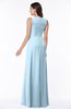 ColsBM Melody Ice Blue Glamorous A-line Sleeveless Zipper Chiffon Floor Length Plus Size Bridesmaid Dresses
