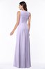 ColsBM Melody Light Purple Glamorous A-line Sleeveless Zipper Chiffon Floor Length Plus Size Bridesmaid Dresses