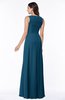 ColsBM Melody Moroccan Blue Glamorous A-line Sleeveless Zipper Chiffon Floor Length Plus Size Bridesmaid Dresses