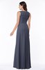 ColsBM Melody Nightshadow Blue Glamorous A-line Sleeveless Zipper Chiffon Floor Length Plus Size Bridesmaid Dresses