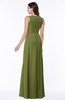 ColsBM Melody Olive Green Glamorous A-line Sleeveless Zipper Chiffon Floor Length Plus Size Bridesmaid Dresses