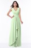 ColsBM Melody Seacrest Glamorous A-line Sleeveless Zipper Chiffon Floor Length Plus Size Bridesmaid Dresses