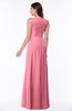 ColsBM Melody Watermelon Glamorous A-line Sleeveless Zipper Chiffon Floor Length Plus Size Bridesmaid Dresses
