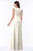 ColsBM Melody Whisper White Glamorous A-line Sleeveless Zipper Chiffon Floor Length Plus Size Bridesmaid Dresses