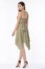 ColsBM Delaney Candied Ginger Cute A-line Sleeveless Zip up Chiffon Tea Length Plus Size Bridesmaid Dresses
