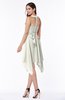 ColsBM Delaney Cream Cute A-line Sleeveless Zip up Chiffon Tea Length Plus Size Bridesmaid Dresses
