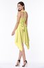 ColsBM Delaney Daffodil Cute A-line Sleeveless Zip up Chiffon Tea Length Plus Size Bridesmaid Dresses