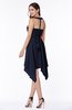 ColsBM Delaney Dark Sapphire Cute A-line Sleeveless Zip up Chiffon Tea Length Plus Size Bridesmaid Dresses