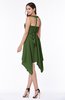 ColsBM Delaney Garden Green Cute A-line Sleeveless Zip up Chiffon Tea Length Plus Size Bridesmaid Dresses