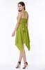 ColsBM Delaney Green Oasis Cute A-line Sleeveless Zip up Chiffon Tea Length Plus Size Bridesmaid Dresses