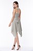 ColsBM Delaney Hushed Violet Cute A-line Sleeveless Zip up Chiffon Tea Length Plus Size Bridesmaid Dresses
