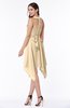 ColsBM Delaney Marzipan Cute A-line Sleeveless Zip up Chiffon Tea Length Plus Size Bridesmaid Dresses