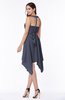 ColsBM Delaney Nightshadow Blue Cute A-line Sleeveless Zip up Chiffon Tea Length Plus Size Bridesmaid Dresses