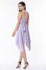 ColsBM Delaney Pastel Lilac Cute A-line Sleeveless Zip up Chiffon Tea Length Plus Size Bridesmaid Dresses