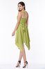 ColsBM Delaney Pistachio Cute A-line Sleeveless Zip up Chiffon Tea Length Plus Size Bridesmaid Dresses