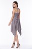 ColsBM Delaney Sea Fog Cute A-line Sleeveless Zip up Chiffon Tea Length Plus Size Bridesmaid Dresses
