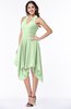 ColsBM Delaney Seacrest Cute A-line Sleeveless Zip up Chiffon Tea Length Plus Size Bridesmaid Dresses