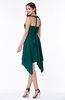 ColsBM Delaney Shaded Spruce Cute A-line Sleeveless Zip up Chiffon Tea Length Plus Size Bridesmaid Dresses