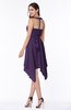 ColsBM Delaney Violet Cute A-line Sleeveless Zip up Chiffon Tea Length Plus Size Bridesmaid Dresses