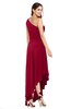 ColsBM Angela Scooter Simple A-line One Shoulder Half Backless Ruching Plus Size Bridesmaid Dresses