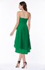 ColsBM Raina Green Plain A-line Sweetheart Sleeveless Zip up Chiffon Plus Size Bridesmaid Dresses