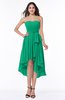 ColsBM Raina Pepper Green Plain A-line Sweetheart Sleeveless Zip up Chiffon Plus Size Bridesmaid Dresses