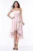 ColsBM Raina Petal Pink Plain A-line Sweetheart Sleeveless Zip up Chiffon Plus Size Bridesmaid Dresses