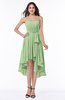 ColsBM Raina Sage Green Plain A-line Sweetheart Sleeveless Zip up Chiffon Plus Size Bridesmaid Dresses