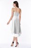 ColsBM Raina White Plain A-line Sweetheart Sleeveless Zip up Chiffon Plus Size Bridesmaid Dresses