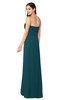 ColsBM Angelina Blue Green Cute A-line Sleeveless Zip up Chiffon Sash Plus Size Bridesmaid Dresses