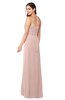 ColsBM Angelina Dusty Rose Cute A-line Sleeveless Zip up Chiffon Sash Plus Size Bridesmaid Dresses