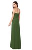 ColsBM Angelina Garden Green Cute A-line Sleeveless Zip up Chiffon Sash Plus Size Bridesmaid Dresses