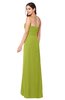 ColsBM Angelina Green Oasis Cute A-line Sleeveless Zip up Chiffon Sash Plus Size Bridesmaid Dresses
