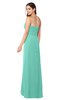 ColsBM Angelina Mint Green Cute A-line Sleeveless Zip up Chiffon Sash Plus Size Bridesmaid Dresses